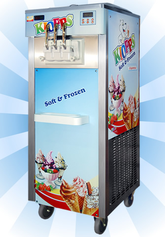 Máquina de Sorvete Expresso & Frozen Yogurt Kiopps